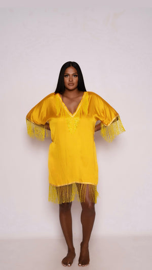 MariGold Silk Kaftan