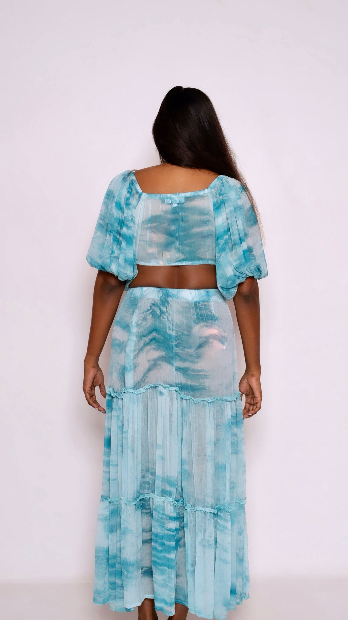 Kimberley Skirt Set Sea Blue