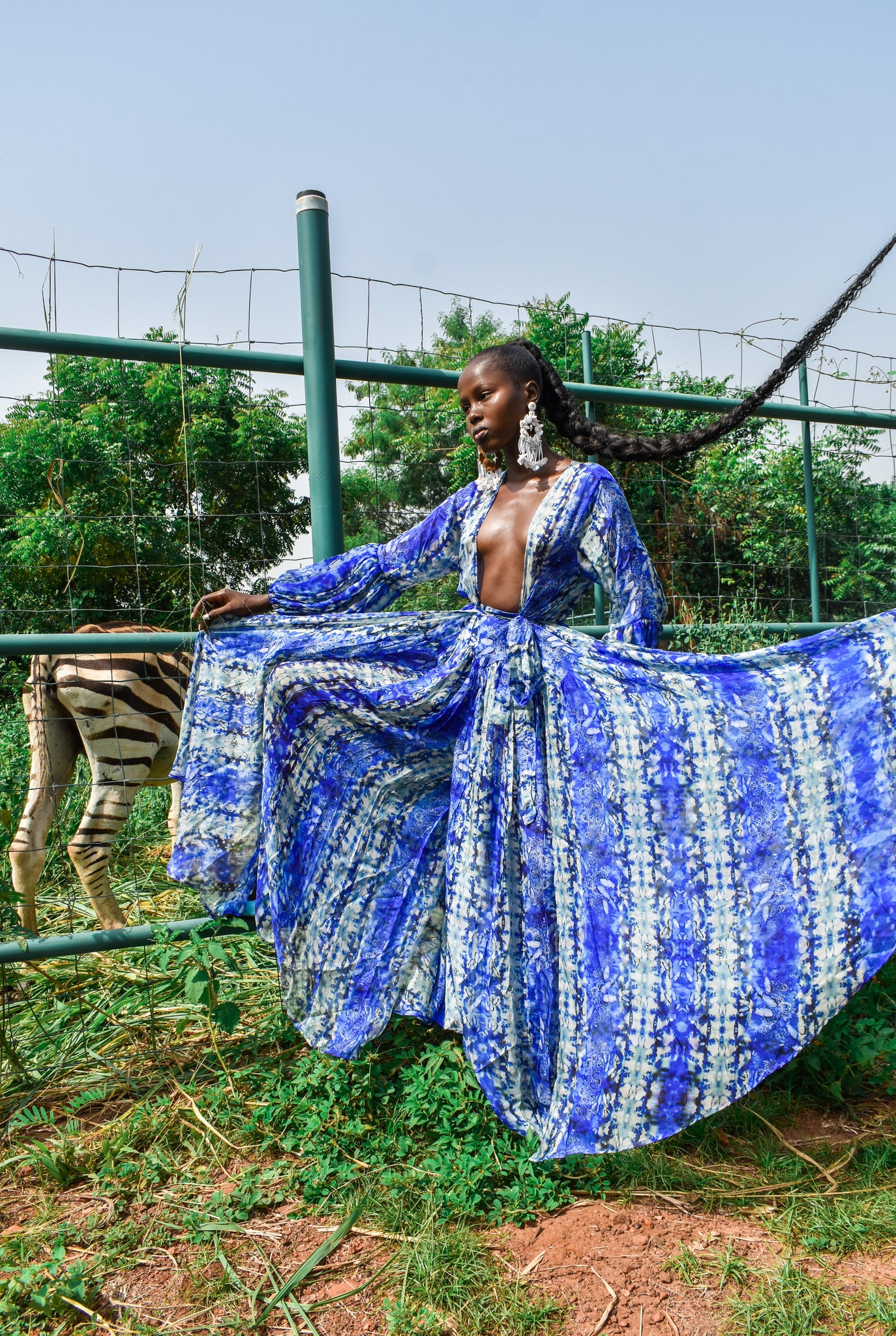 Accra Corset Maxi Dress