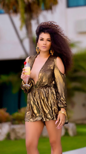 Lila Romper